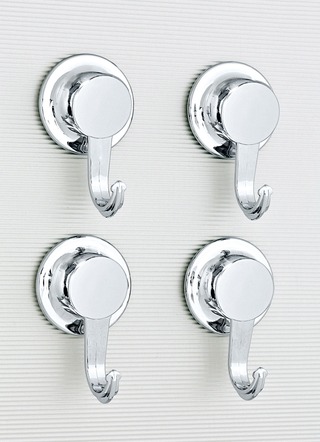 ‘EVERLOC’ vacuümsysteem, haken, set van 4