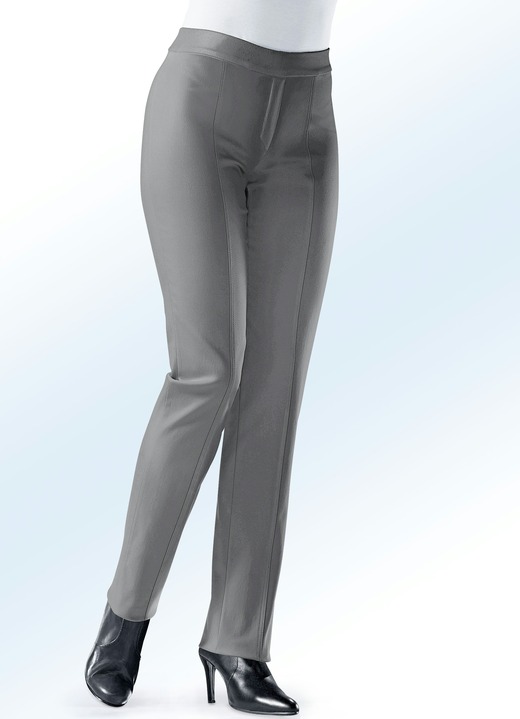 Broeken - Soft-stretch-broek, in Größe 018 bis 096, in Farbe MIDDENGRIJS Ansicht 1