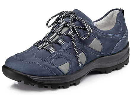 Waldläufer, sportieve dames veterschoenen, breedte H, met uitneembaar voetbed
