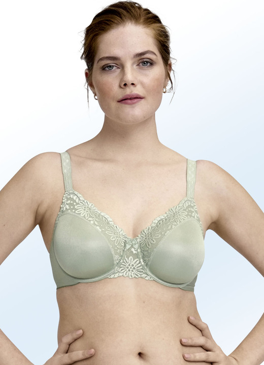 Ondergoed - Triumph Ladyform Soft Minimizer beugelbeha, in Größe 075 bis 095, in Cup C, in Farbe MINT Ansicht 1