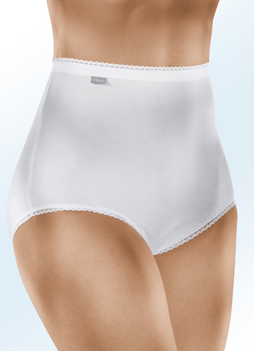 Slips - Playtex Dreierpack Slips in extra hoher Form, in Größe 040 bis 054, in Farbe WEISS Ansicht 1