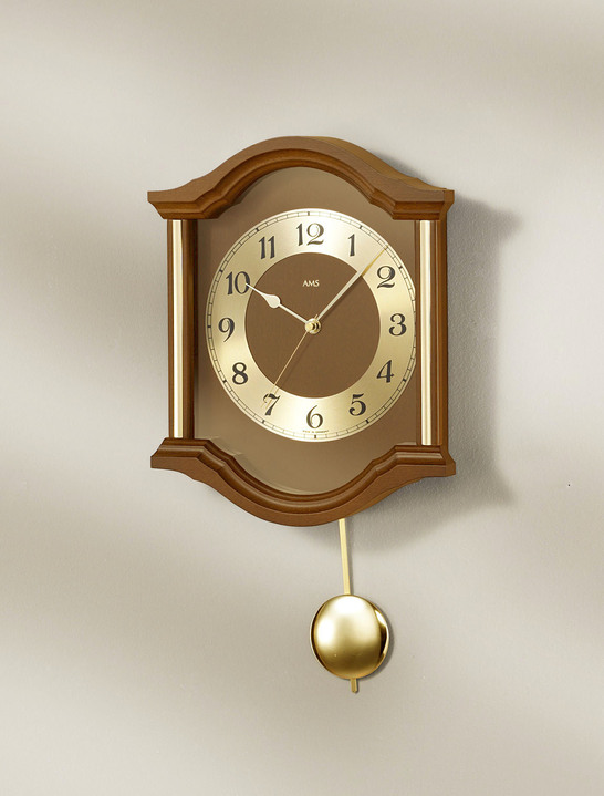 Horloges - Wandklok van hout, in Farbe EIKEN Ansicht 1