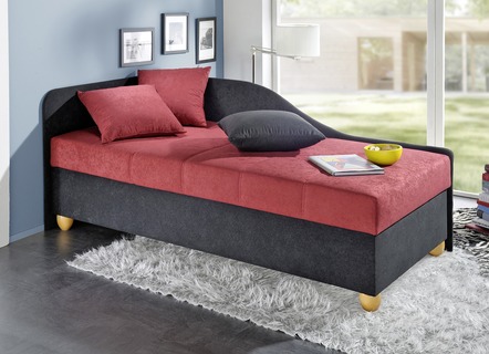 Comfort studio bank op massief houten poten