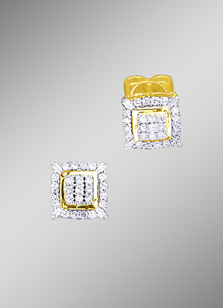 Oorbellen met diamanten