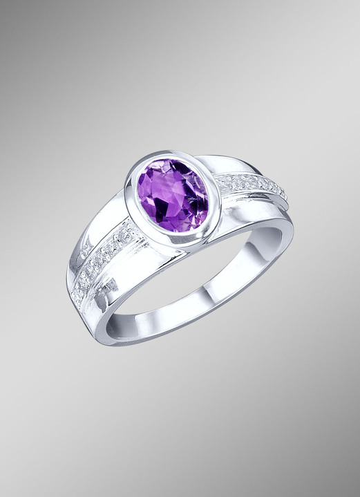 Ringe - Damenring Silber 925/-, in Größe 160 bis 220, in Farbe  Ansicht 1