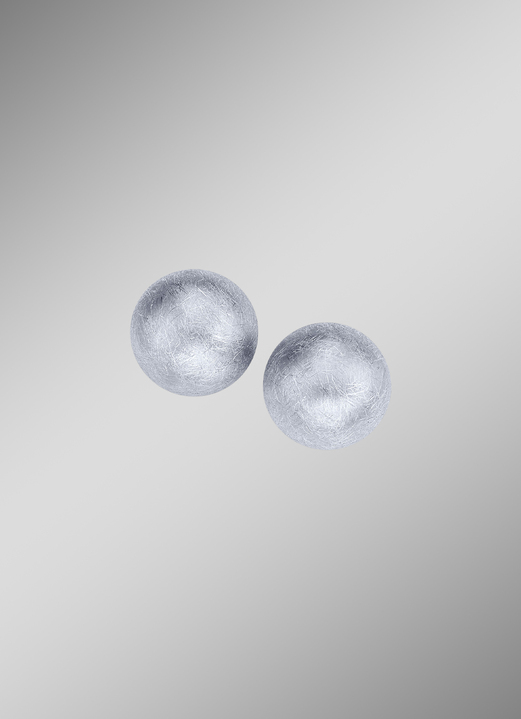 Oorbellen - Clip-oorbellen, verguld met witgoud, in Farbe  Ansicht 1