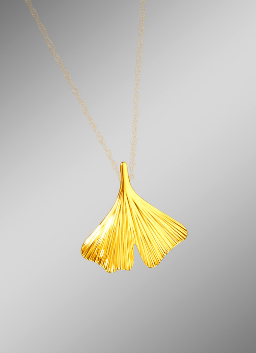 Hangers - Hanger met ginkgoblad, in Farbe