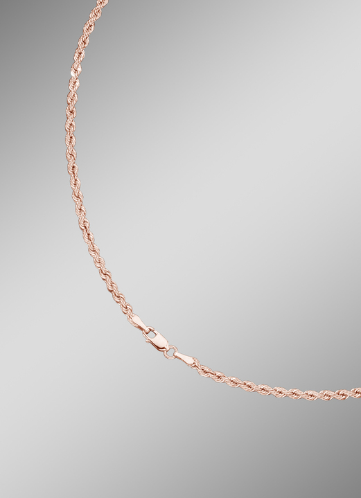 Halskettingen - Koordketting in rosé goud, in Farbe  Ansicht 1