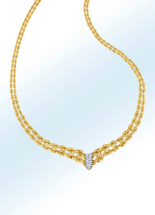 - Rope-ketting, in Farbe , in Ausführung Halsketting, 45 cm