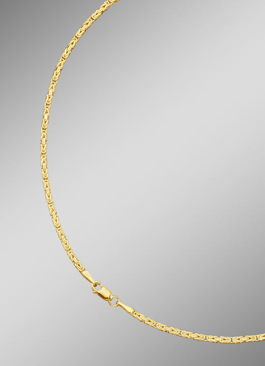 Halskettingen - Gouden Koning Ketting, in Farbe  Ansicht 1