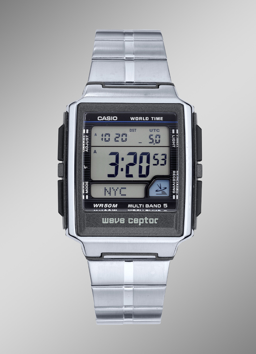 Radiografische-/solarhorloges - Casio draadloze chronograaf Wave Ceptor, in Farbe