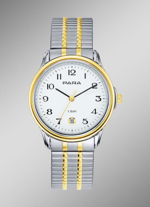 Kwartshorloges - Kwarts herenhorloge, van Para, in Farbe