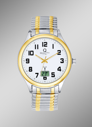 Sportief radiografisch herenhorloge van het merk ‚Quality Time‘.