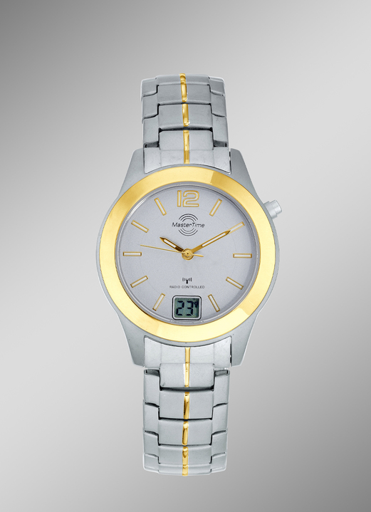 - Master Time radiogestuurd dameshorloge, in Farbe