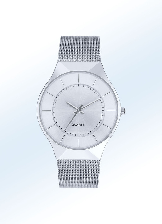 Partner horloges - Quartz partnerhorloge met metalen kast, in Farbe  Ansicht 1