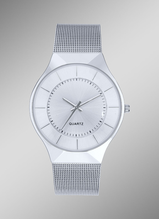 Partner horloges - Quartz horloge met metalen kast, in Farbe  Ansicht 1