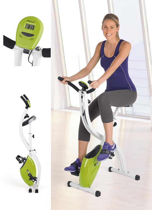 Fitness - Hometrainer VITALmaxx fitnessfiets, in Farbe WIT/LIMOENGROEN Ansicht 1