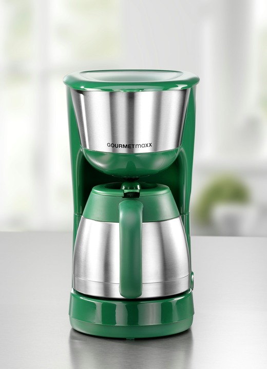 Koffie- & thee - GOURMETmaxx thermo-koffiezetapparaat, in Farbe GROEN