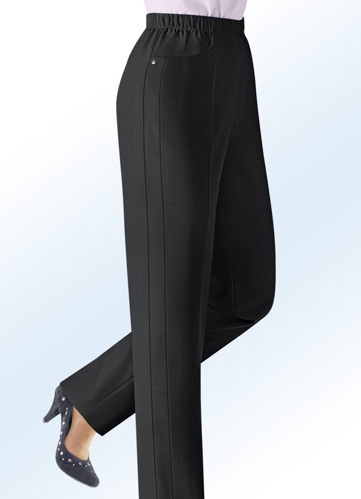Broeken - Pull-on broek, in Größe 019 bis 235, in Farbe ZWART Ansicht 1