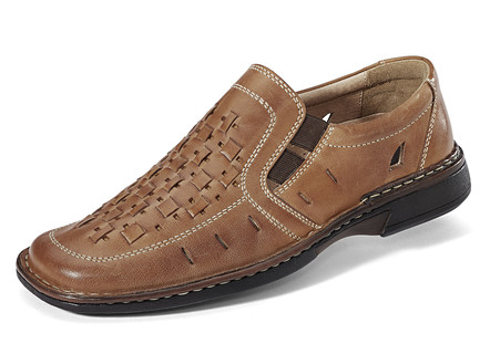 Loafers met een interessante vlecht