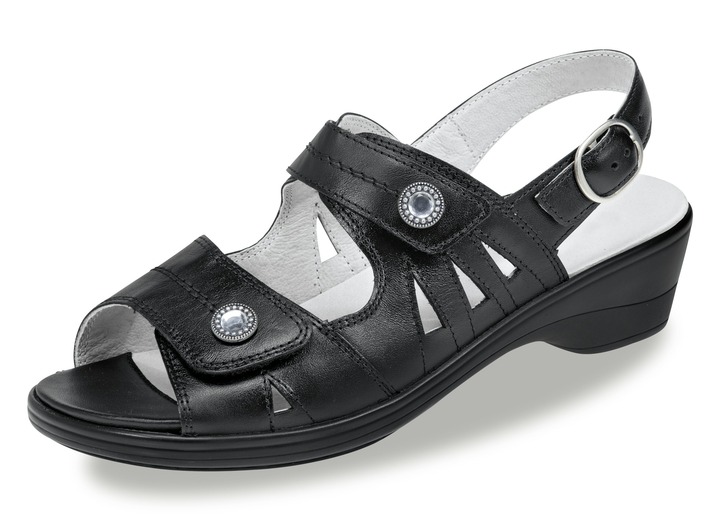 Sandalen & slippers - Ranger-sandaal met klittenbandsluiting, in Größe 3 1/2 bis 8, in Farbe ZWART Ansicht 1