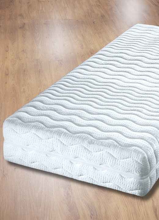 Matrassen & topper - Ergonomisch ligcomfort met 7-zone matrassen van Hemafa, in Größe 129 (80/190 cm) bis 136 (160/200 cm), in Farbe , in Ausführung Bonellveringmatras, 7 zones Ansicht 1