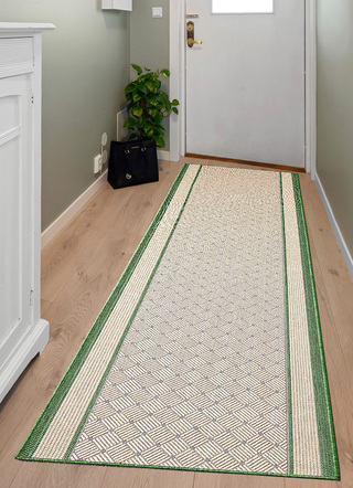 Loper in hoogwaardige sisal-look op maat gemaakt