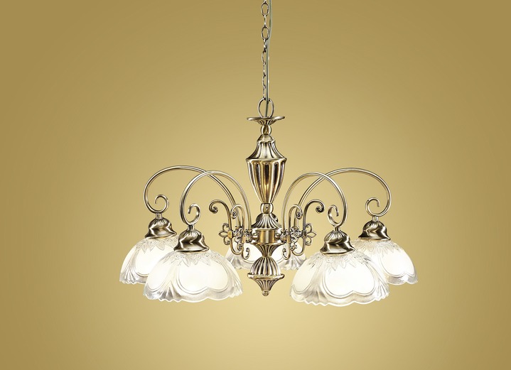 - Hanglamp, 5 lampen, in Farbe BRONS