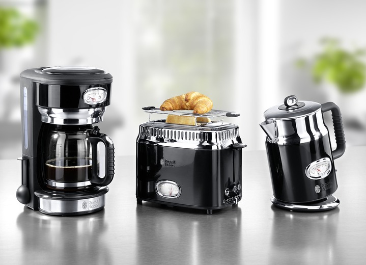 - Russell Hobbs Ontbijtserie Retro, in Farbe ZWART, in Ausführung Toaster