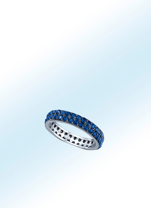 Ringen - Betoverende Memoire-ring met echte saffieren, in Größe 160 bis 220, in Farbe