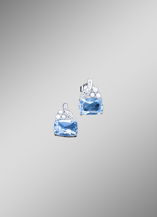 - Ohrstecker mit Blattdesign, in Farbe