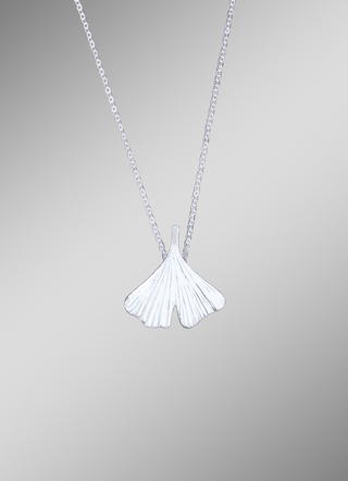 Kettinghanger met ketting 'Ginkgoblad'
