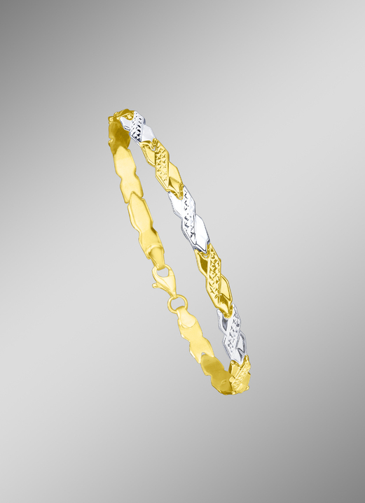 Armbanden - Tweekleurige armband, in verschillende lengtes, in Farbe