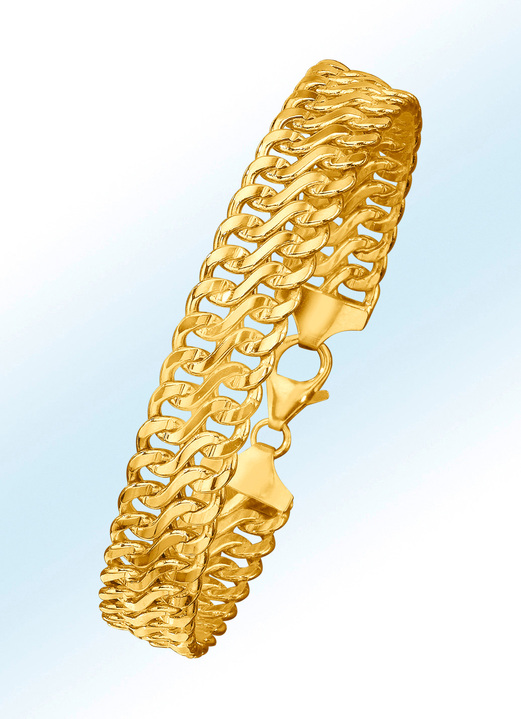 Armbanden - Dubbele pantserkettingarmband, in Farbe