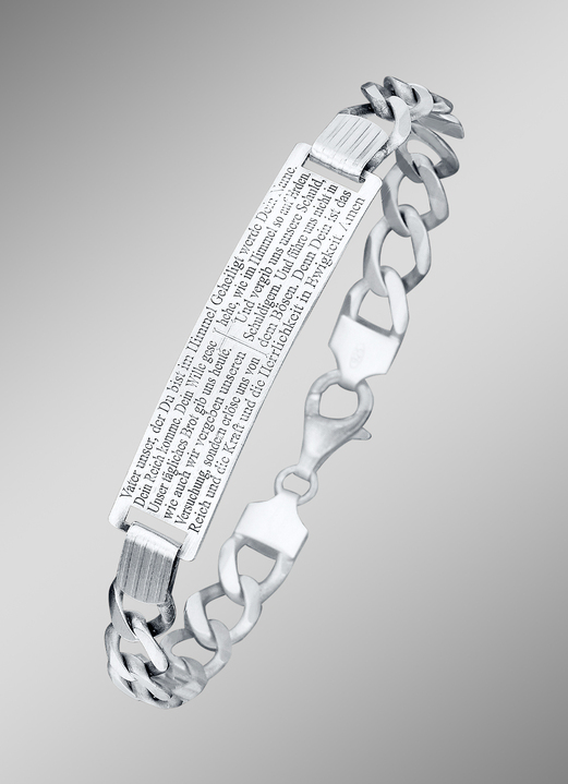 Armbanden - Stevige armband met compleet Onze Vader..., in Farbe