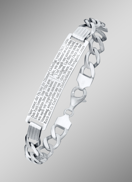 Armbanden - Stevige armband met compleet Onze Vader..., in Farbe