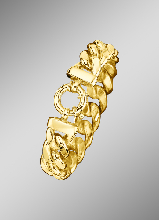 - Volledig massieve armband met pantserketting, verschillende lengtes, in Farbe  Ansicht 1