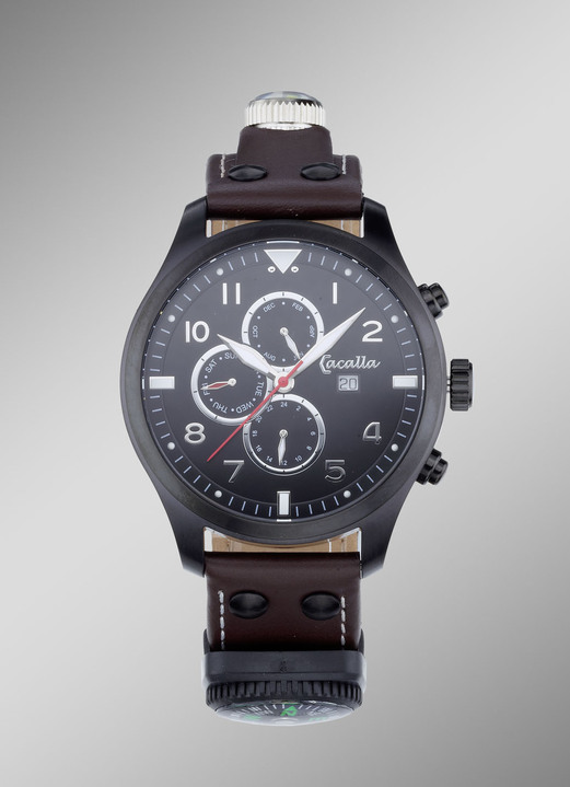- Sportief outdoor herenhorloge met LED-zaklamp, in Farbe  Ansicht 1