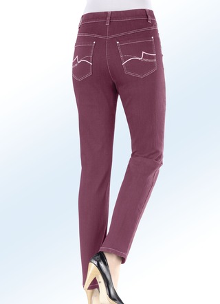 Power-stretch-jeans in zes kleuren