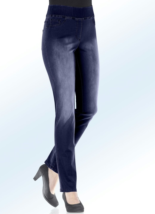 Jeans - Shaping jeans, in Größe 017 bis 052, in Farbe DONKERBLAUW Ansicht 1