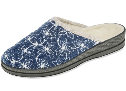 Textielpantoffels met prachtig borduursel