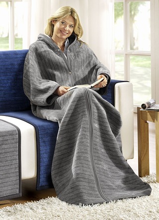 Badjas ook te gebruiken als deken