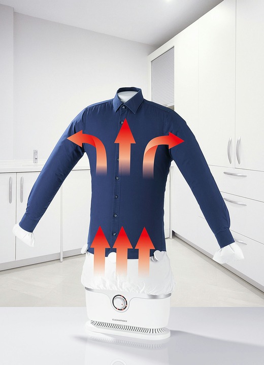 - Strijkmachine voor hemden en blouses, in Farbe WIT, in Ausführung Overhemd- en blouse-strijkmachine Ansicht 1