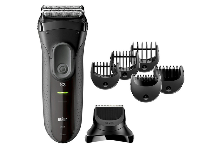 - Braun Shaver Series 3 3000BT draadloos/netscheerapparaat, in Farbe ZWART