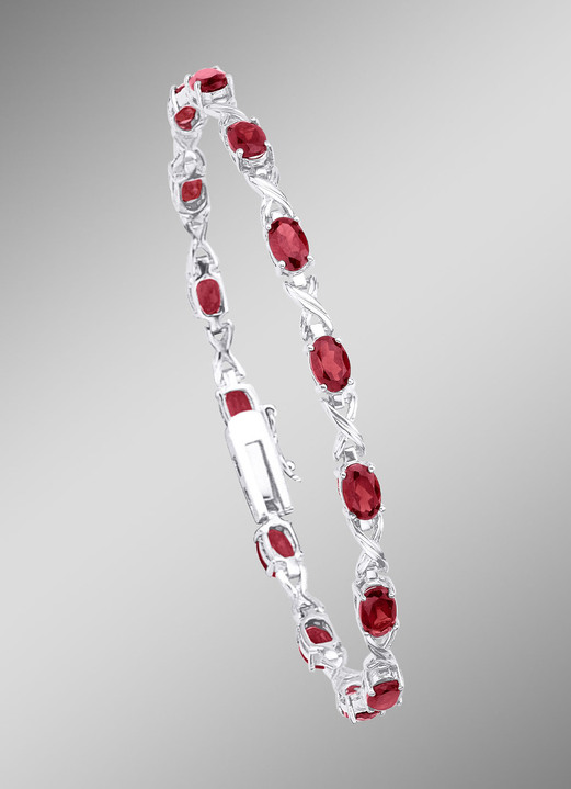 - Armband met echte granaat, in Farbe  Ansicht 1