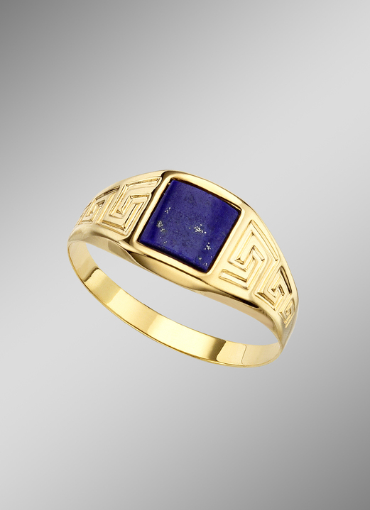 Ringen - Herenring met versieringen, in Größe 180 bis 240, in Farbe