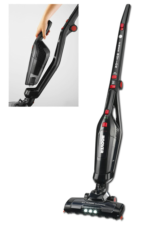 - Hoover FM18LI011 snoerloze steelstofzuiger, in Farbe ZWART-ROOD Ansicht 1