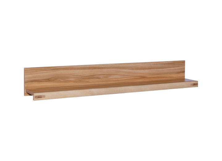 Vitrines - Meubelserie met massief houten fronten, in Farbe KERNBUCHE, in Ausführung Wandrek Ansicht 1