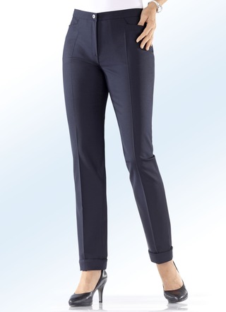Broek met trendy omslag