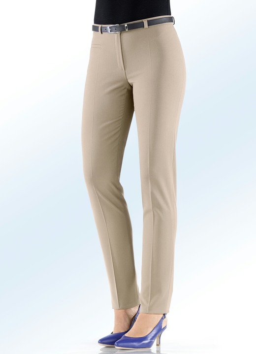 Broeken - Broek met smalle enkel, in Größe 018 bis 235, in Farbe BEIGE Ansicht 1